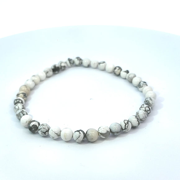 Howlite Bracelet 3mm