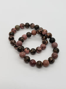 Rhodonite (10mm) Healing Bracelet