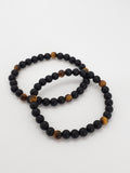 Black Onyx (6mm) & Tiger Eye