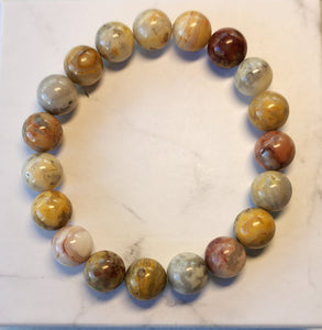 Crazy Lace Agate (10mm) Bracelet
