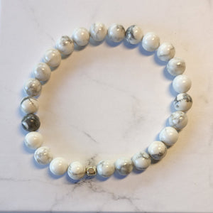 Howlite (6mm) Bracelet