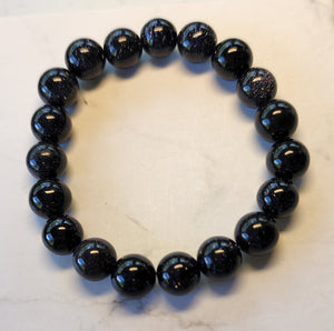 Blue Sandstone (10mm) Bracelet