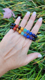 Chakra & Onyx Bracelet